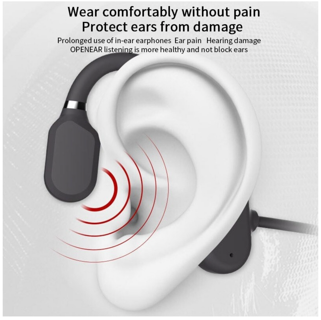 Auriculares de conducción ósea - Auriculares inalámbricos Bluetooth